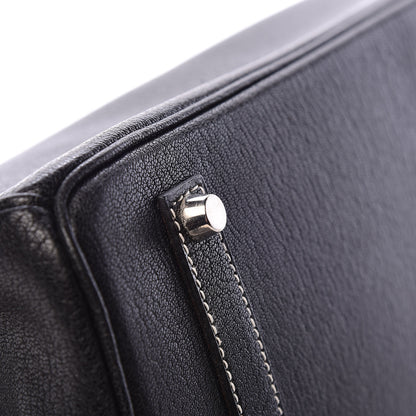 Hermes Chevre de Coromandel Birkin 35 Black 35 of 37
