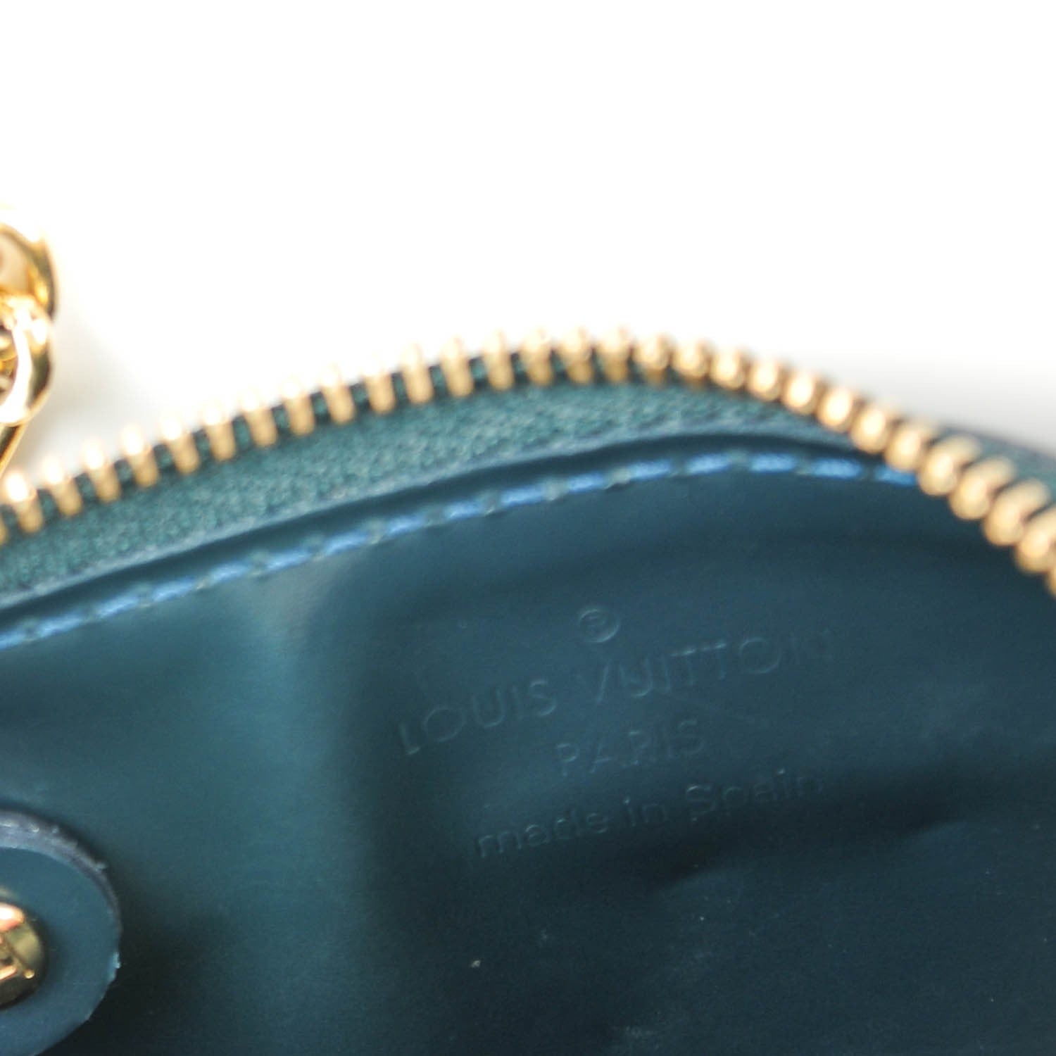 Louis Vuitton Vernis Key Pouch Blue Nuit 7 of 8