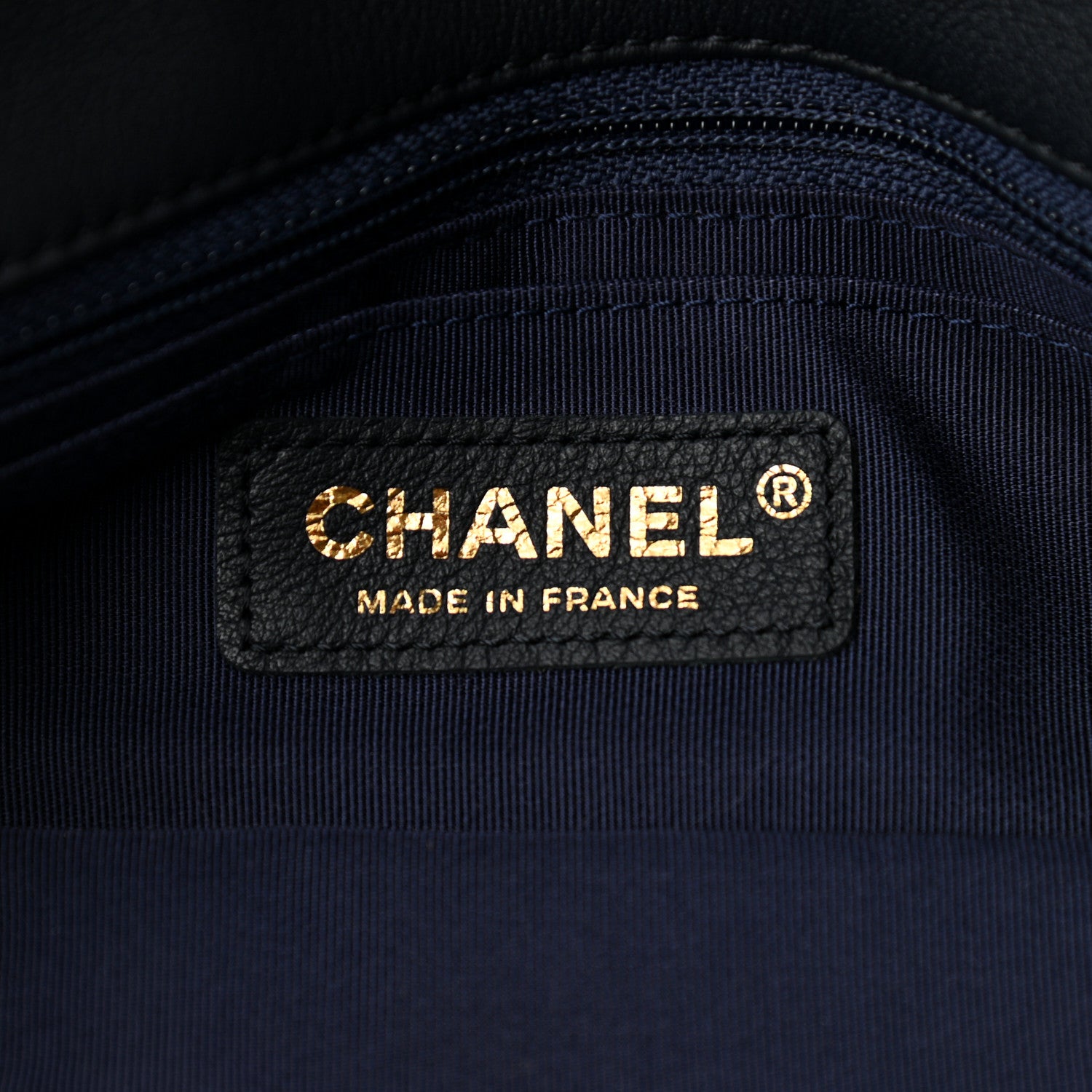 Chanel Cable Knit Mini Paris-Hamburg Flap Navy Blue 6 of 10