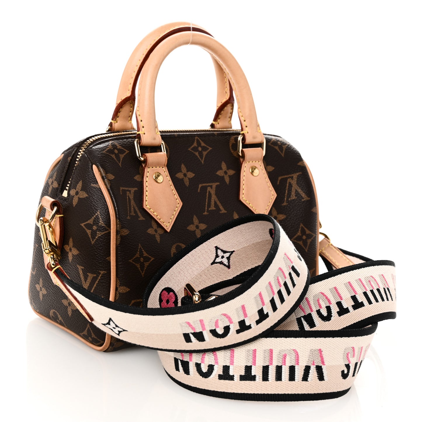 Monogram Speedy Bandouliere 20 Black