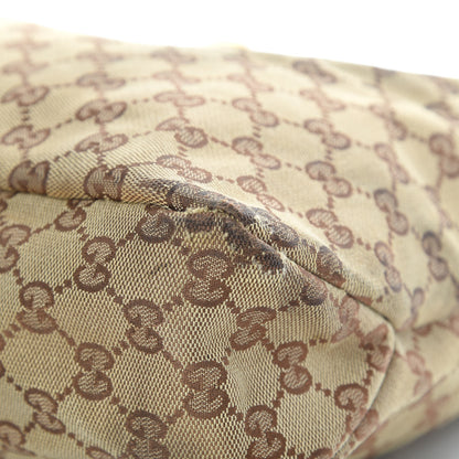 Gucci Monogram Medium Horsebit Chain Hobo Dark Brown 11 of 19