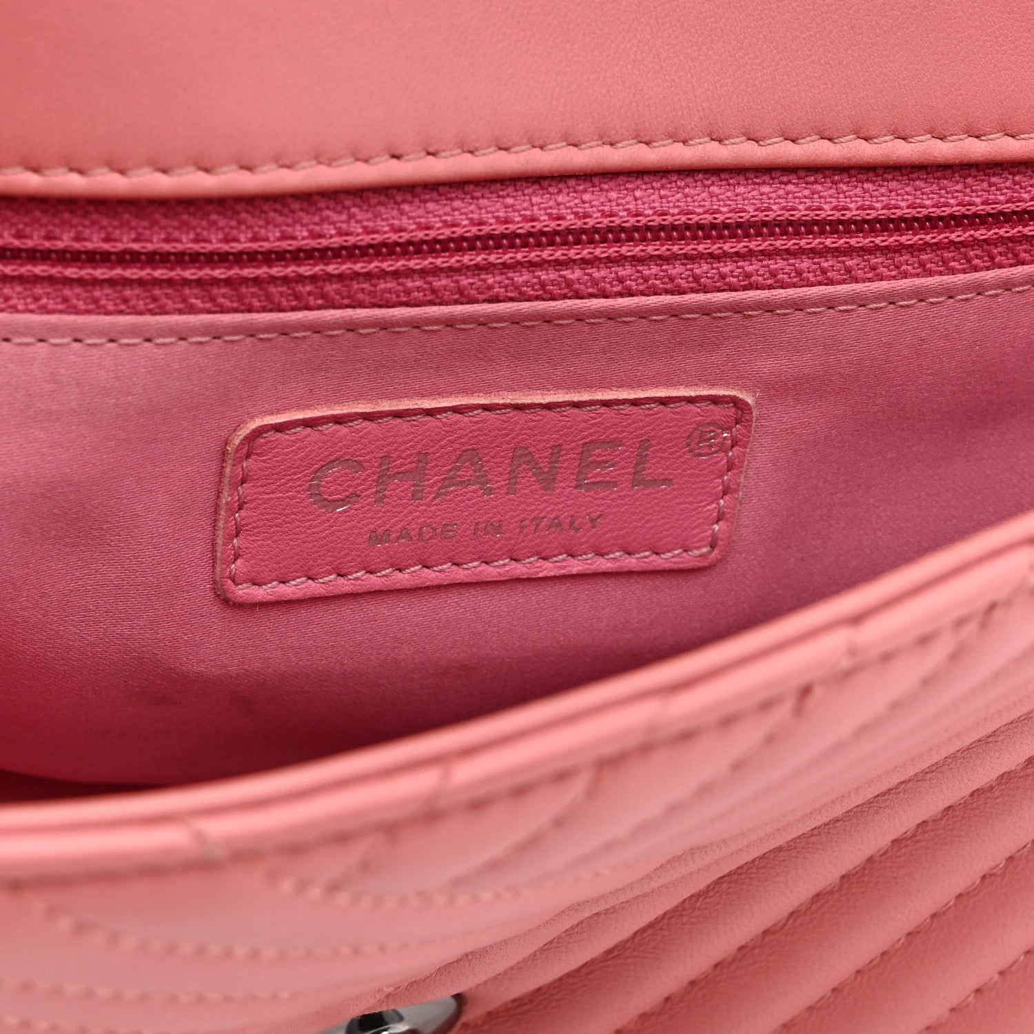 Chanel Lambskin Quilted Small CC Crossing Flap Pink 6 of 10
