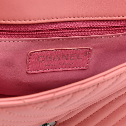 Chanel Lambskin Quilted Small CC Crossing Flap Pink 6 of 10