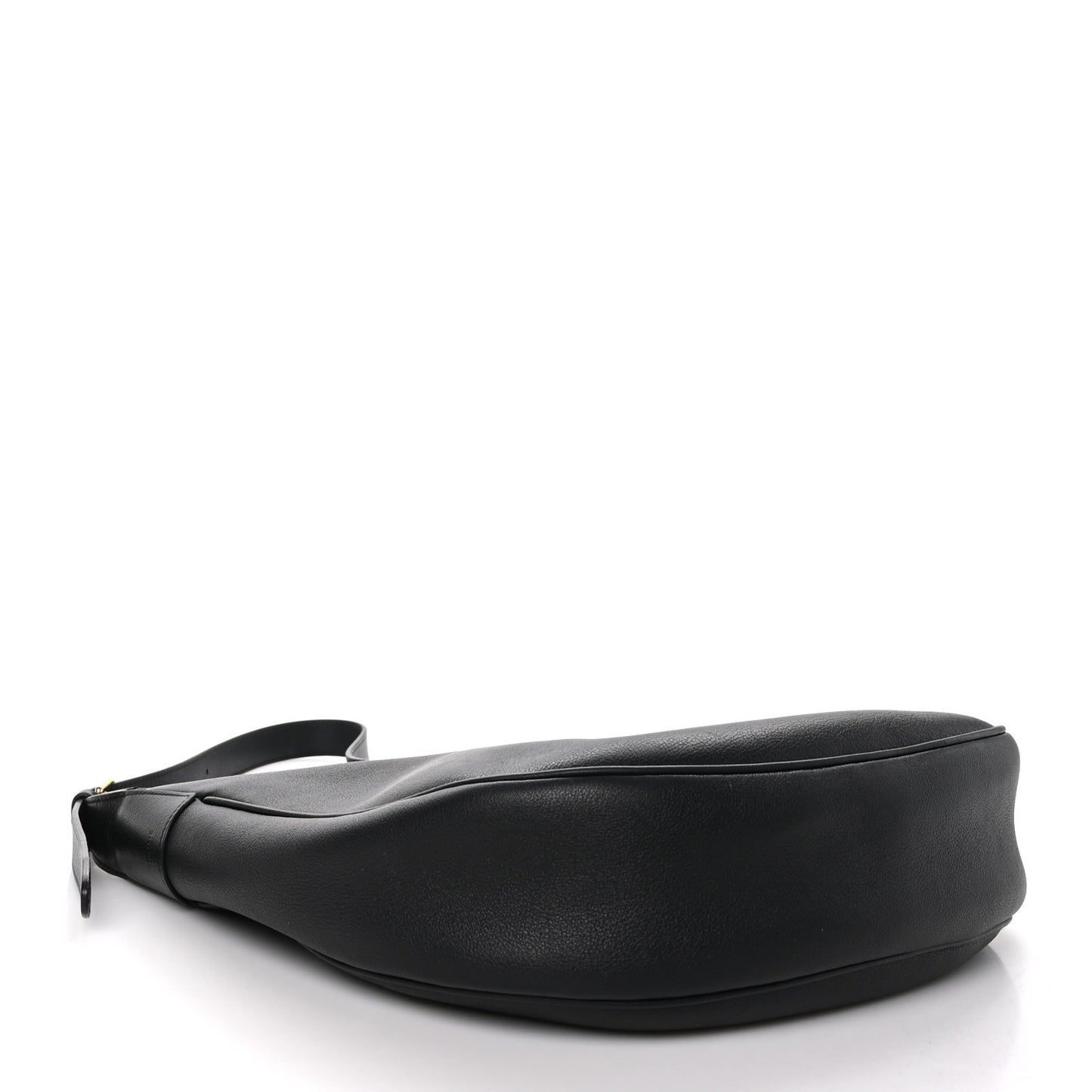 Supple Calfskin Cuir Triomphe Heloise Shoulder Bag Black