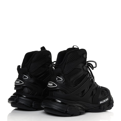 Balenciaga Mesh Nylon Womens Track Hike Sneakers 39 Black 4 of 8