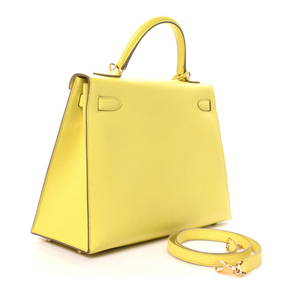 Hermes Epsom Kelly Sellier 32 Soufre 3 of 10