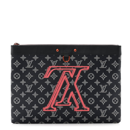 Louis Vuitton Monogram Upside Down Pochette Apollo GM 1 of 9