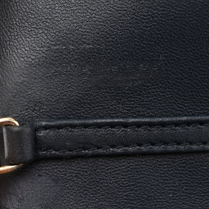 Christian Dior Metallic Patent Micro-Cannage Diorama Wallet on Chain Pouch Gold 12 of 12