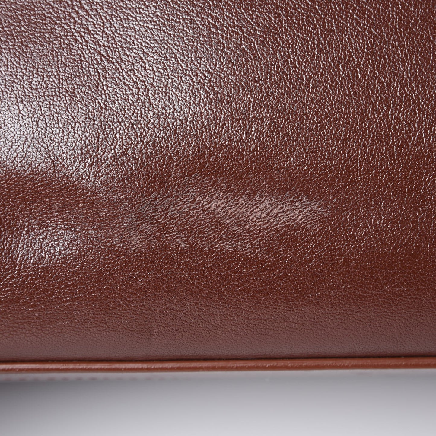 Leather Frankie Zip Handbag Chestnut