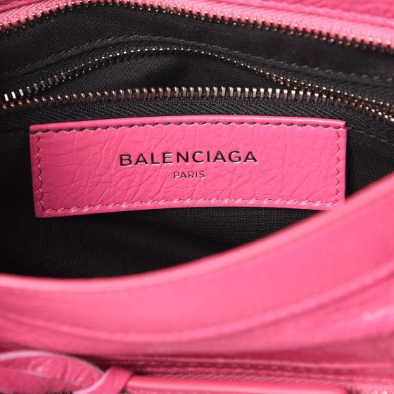 Balenciaga Agneau Classic Silver Hardware S City Rose Flamingo 6 of 8