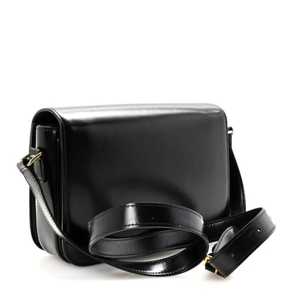 Celine Shiny Calfskin Medium Triomphe Black 3 of 10