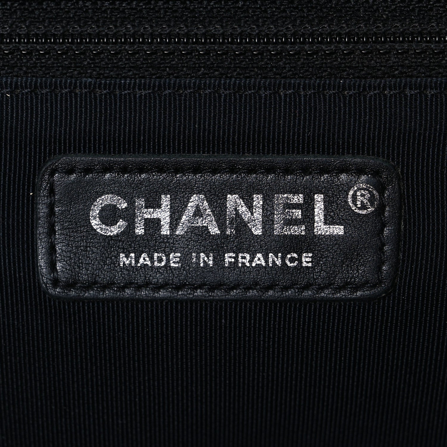 Chanel Lambskin Surpique Chevron Large Single Flap Black 6 of 10