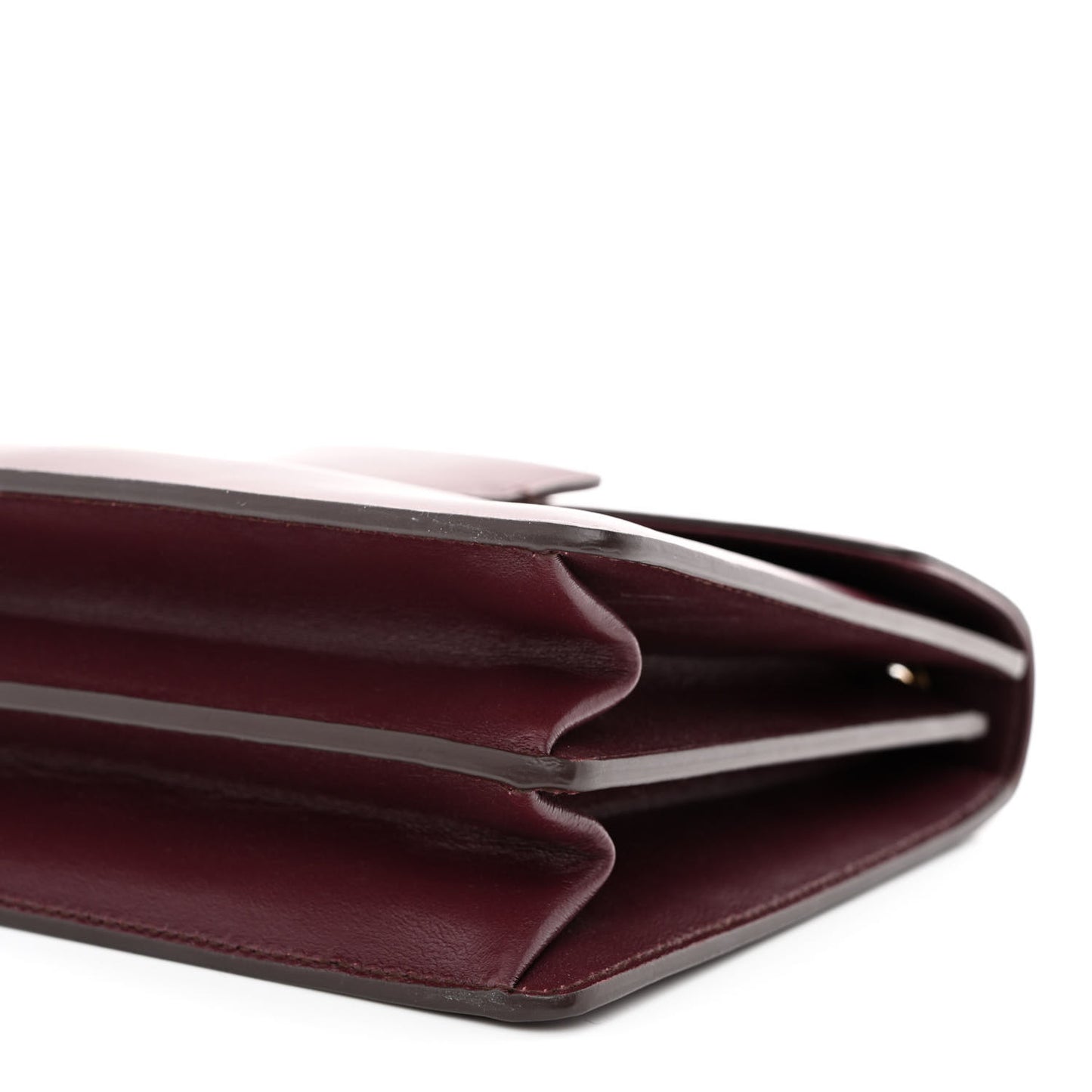 Calfskin Thalia Flap Shoulder Bag Wine