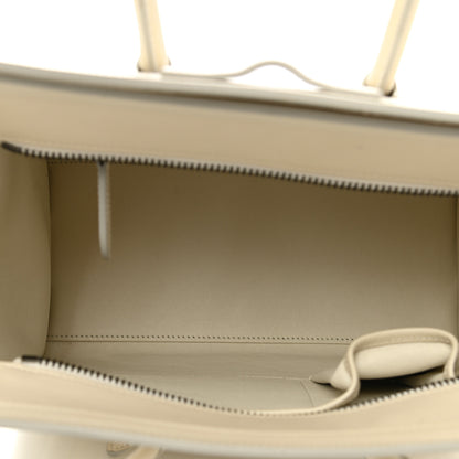 Celine Smooth Calfskin Multicolor Double Stitching Micro Luggage White 5 of 14