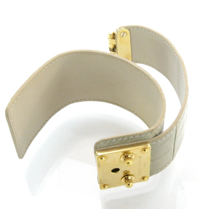 Louis Vuitton Crocodile S Lock Bracelet 6 of 8