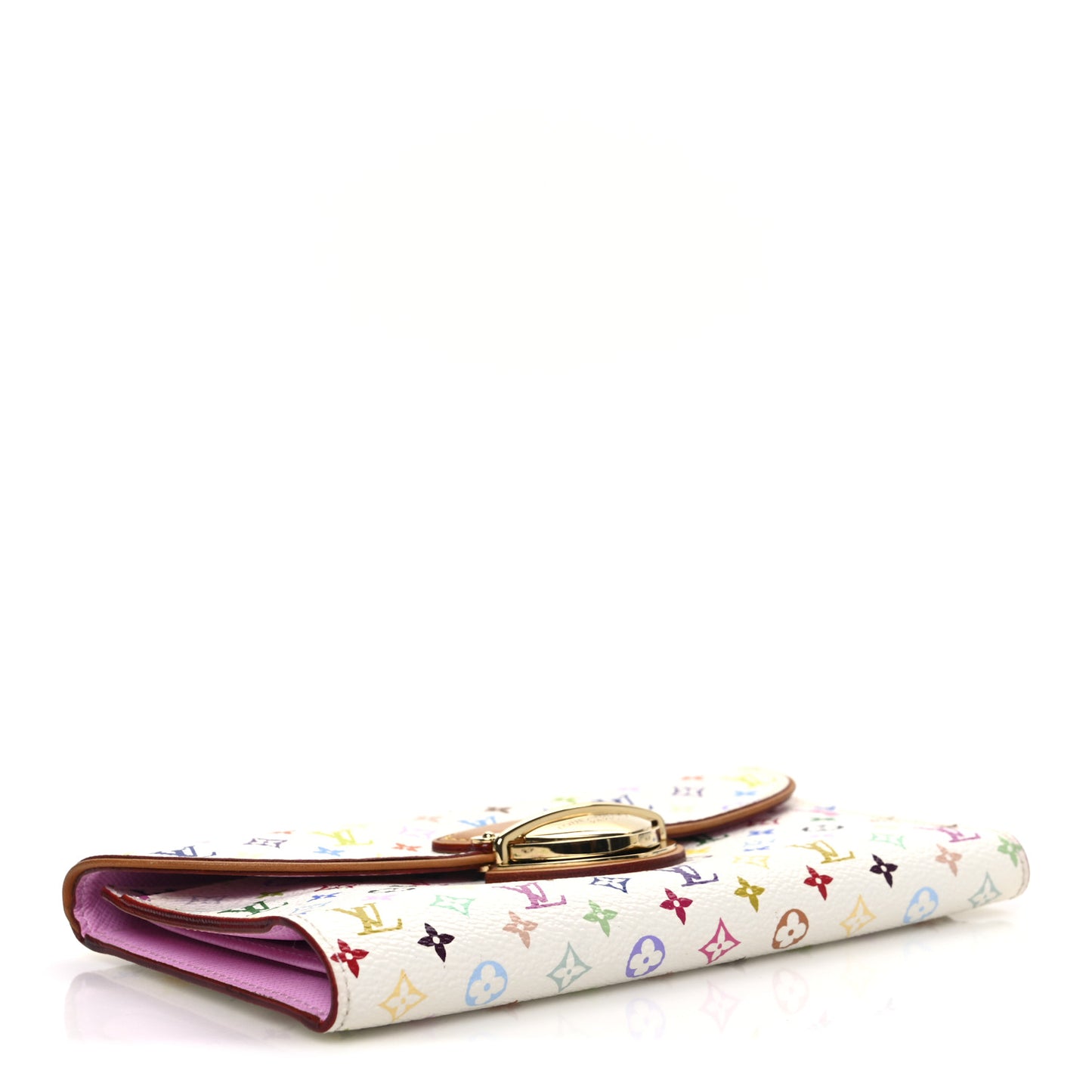 Monogram Multicolor Eugenie Wallet White Litchi