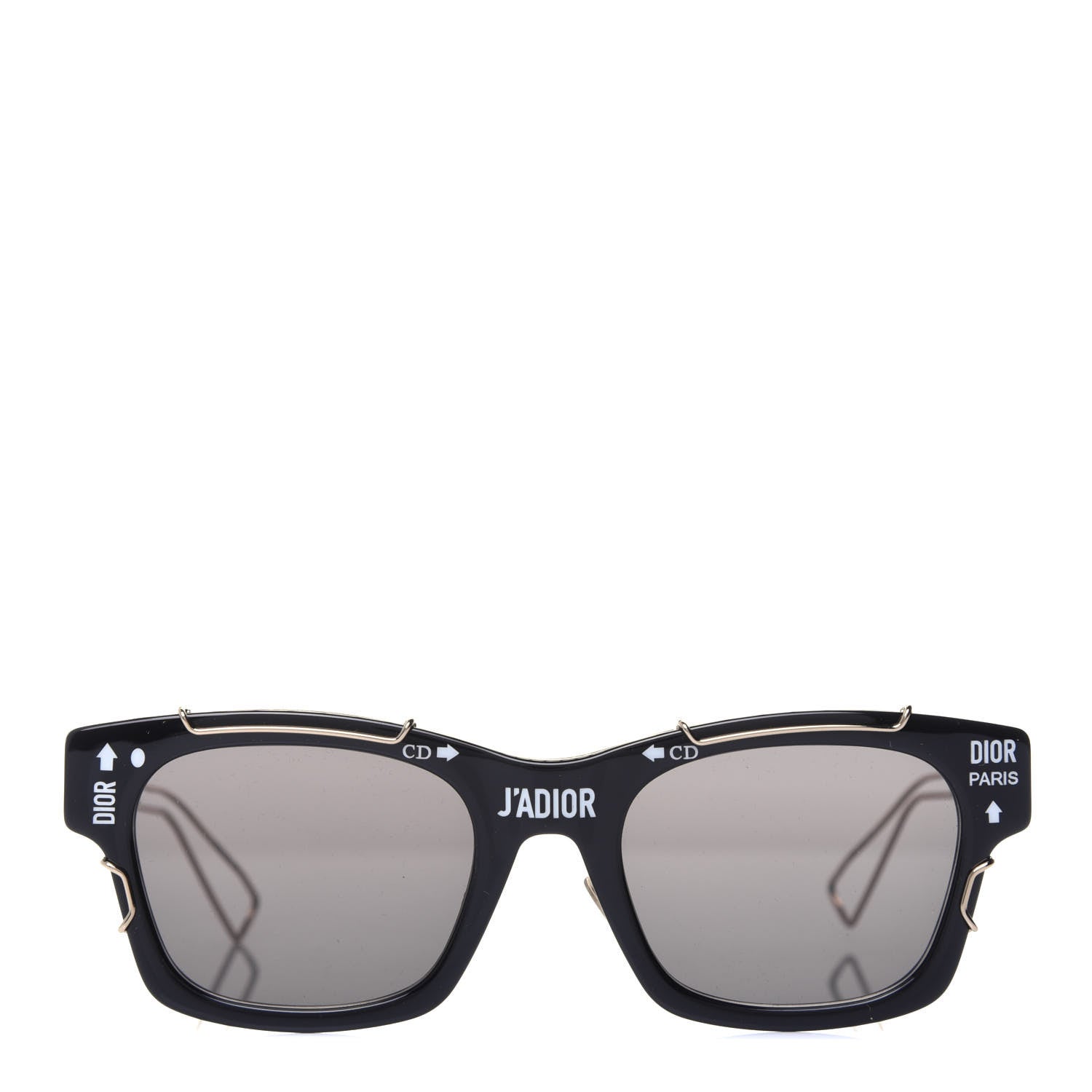 Christian Dior Acetate J'adior Sunglasses Black 2 of 9