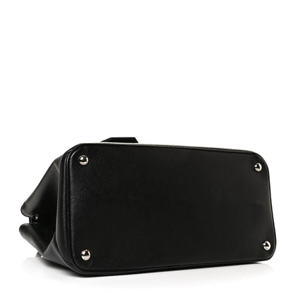 Prada Saffiano Cuir Twin Tote Black 4 of 12