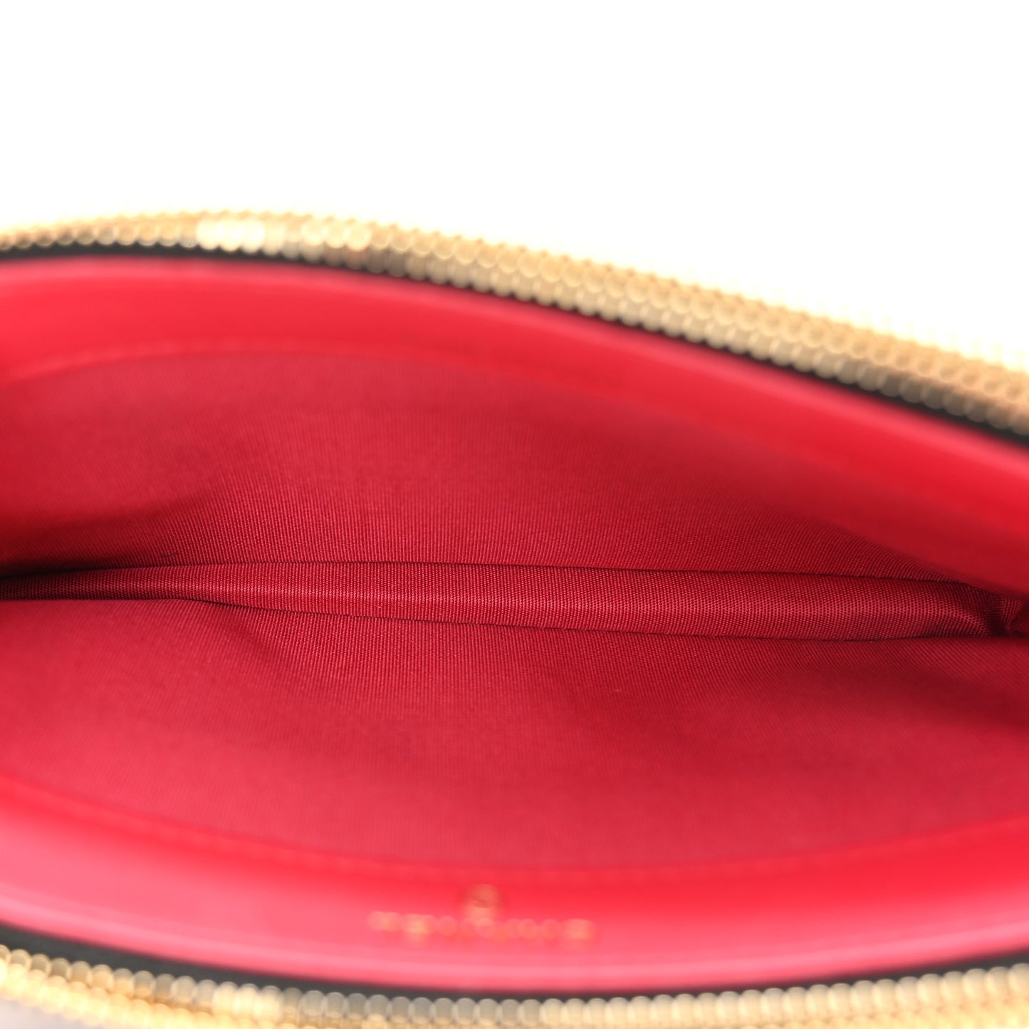 Glazed Aged Calfskin Quilted CC Small Clutch With Chain Black