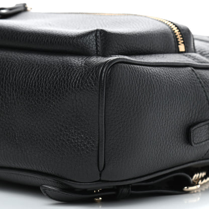 Gucci Pebbled Calfskin Soho Chain Backpack Black 10 of 10