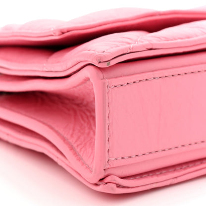 Balenciaga Crushed Calfskin Quilted XS Crush Chain Bag Sweet Pink 8 of 10
