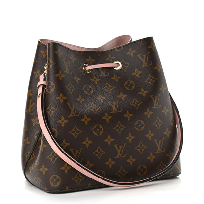 Louis Vuitton Monogram Neonoe MM Rose Poudre 3 of 10