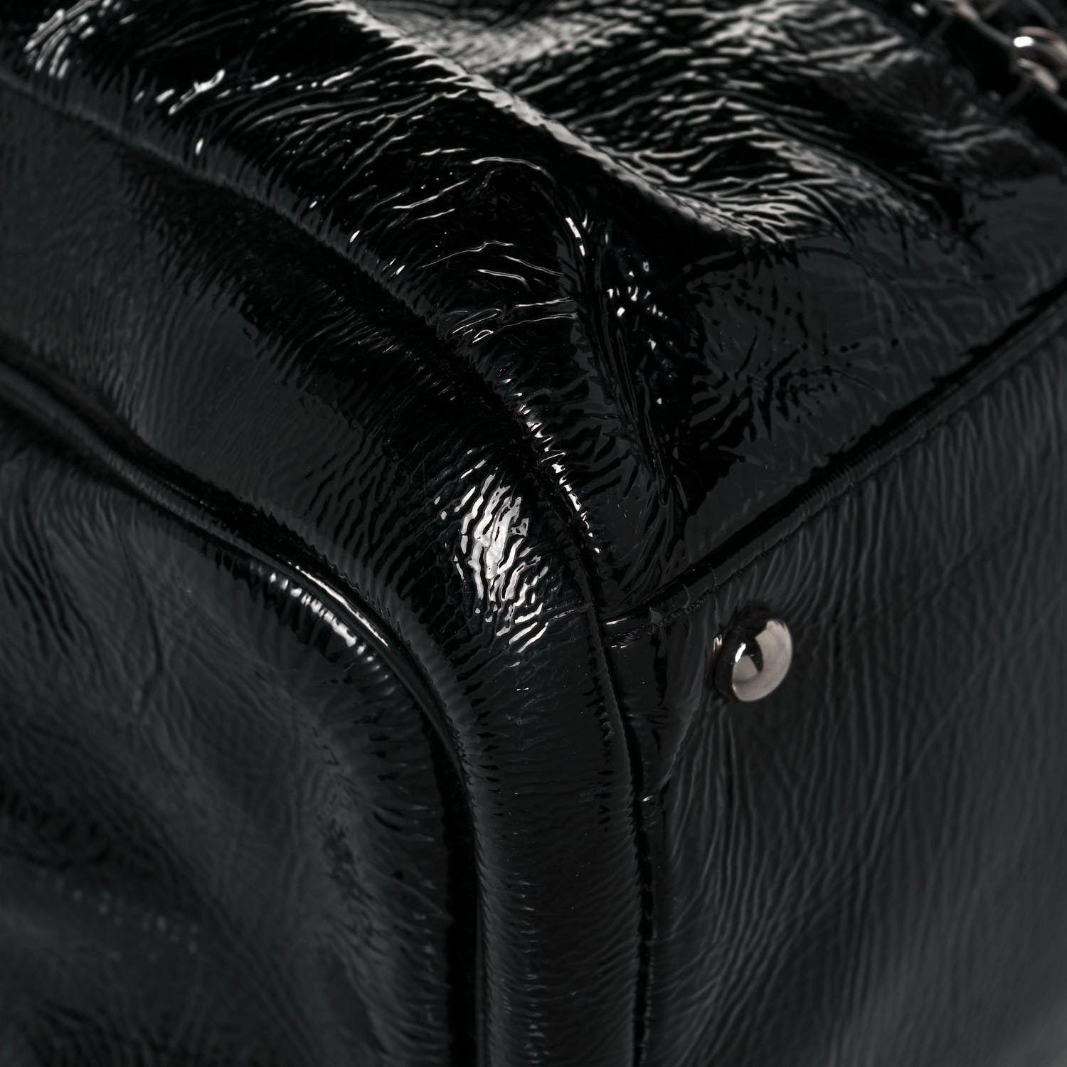 Chanel Patent Calfskin Large Luxe Ligne Tote Black 8 of 16