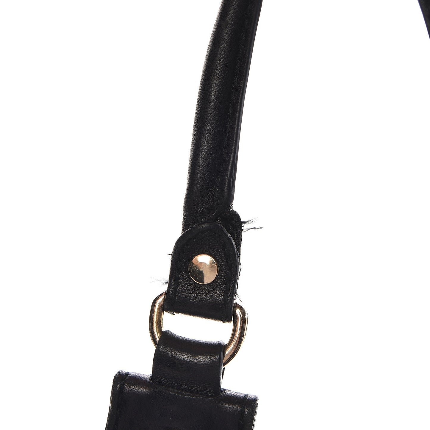 Calfskin Studded Large Pelham Tote Black