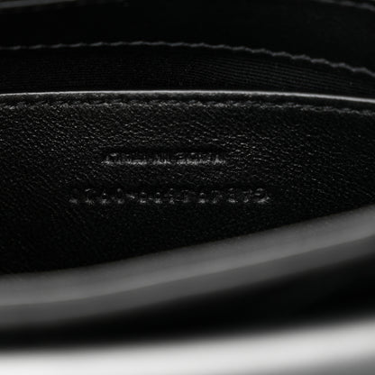 Saint Laurent Calfskin Y Quilted Monogram Monochrome Small Loulou Chain Satchel Black 7 of 10