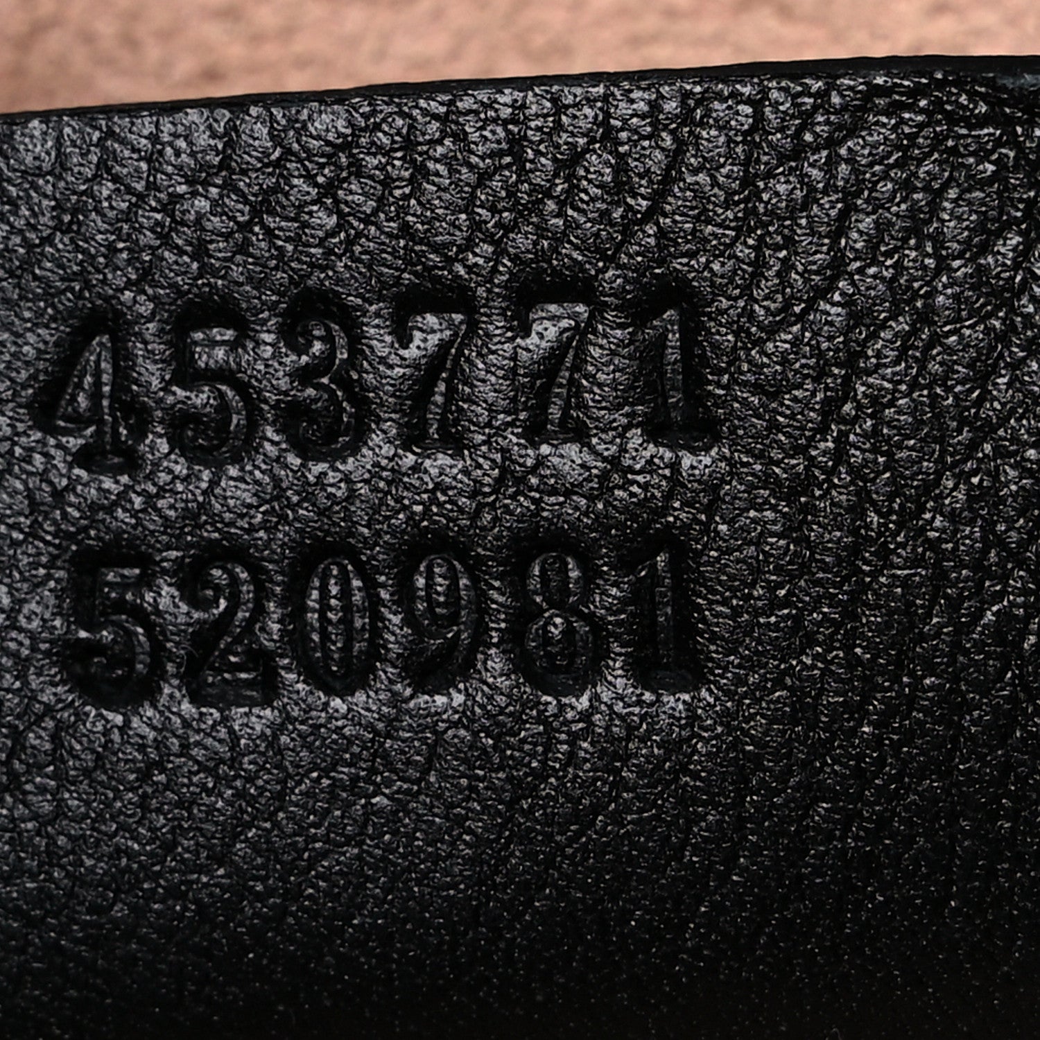 Gucci Guccissima Signature Large Shoulder Tote Bag Black 6 of 8