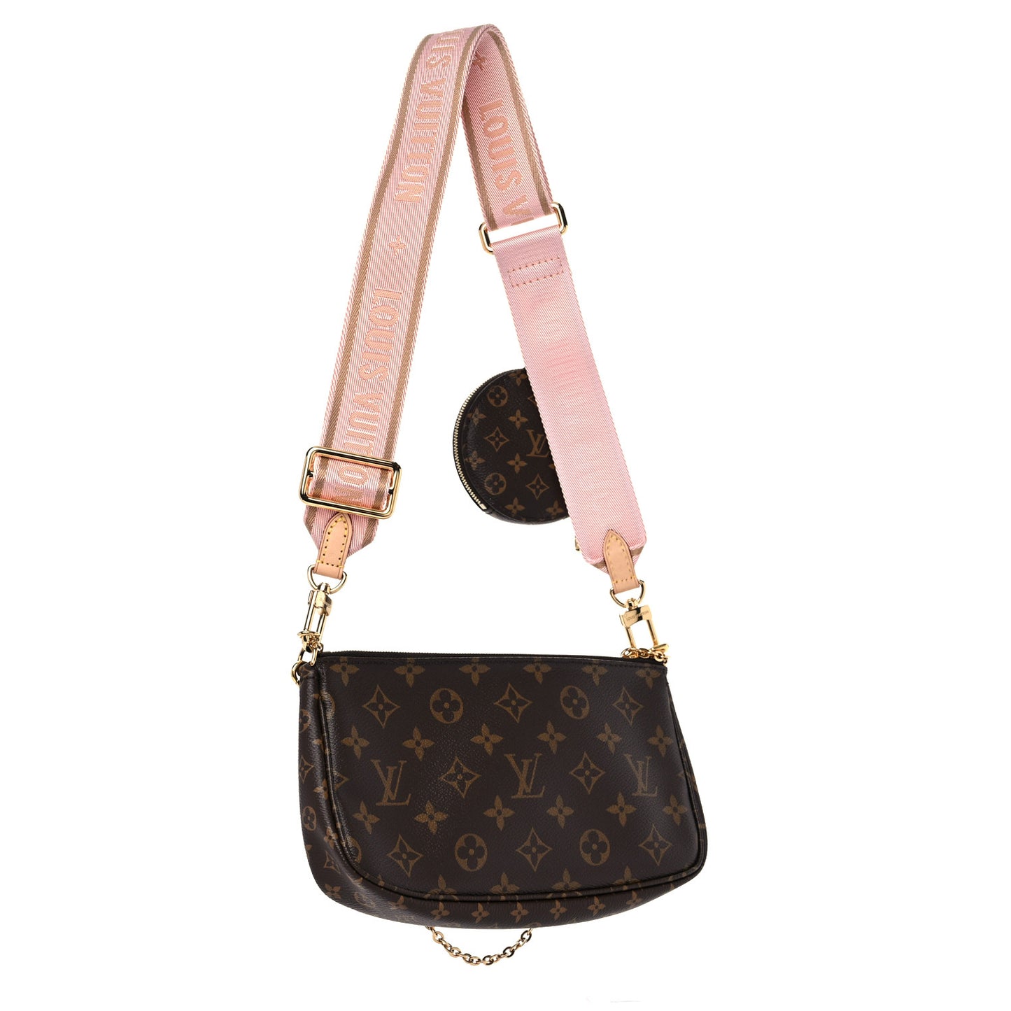 Monogram Multi Pochette Accessories Rose Clair