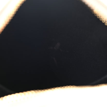 Saint Laurent Grain De Poudre Matelasse Chevron Quilted Round Vinyle Camera Bag Blanc Vintage 9 of 9
