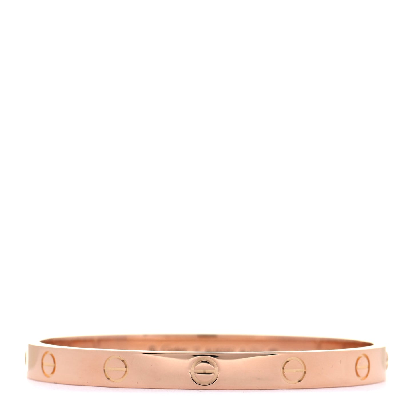 18K Pink Gold LOVE Bracelet 17