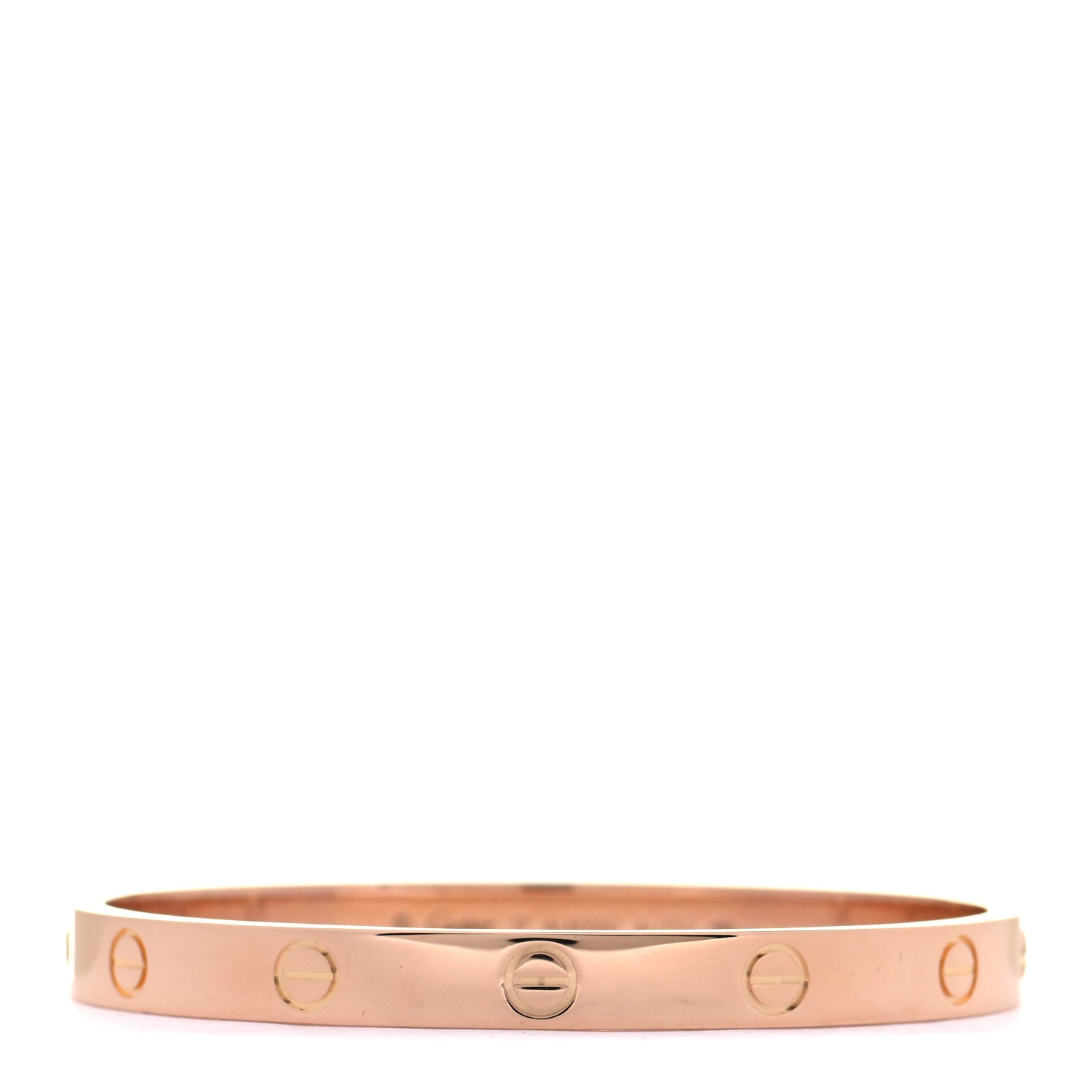 Cartier 18K Pink Gold LOVE Bracelet 17 3 of 7