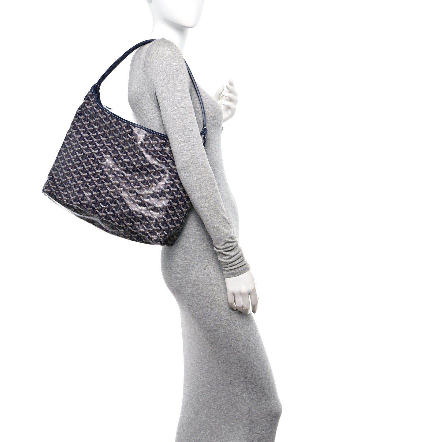 Goyardine Boheme Hobo Navy Blue