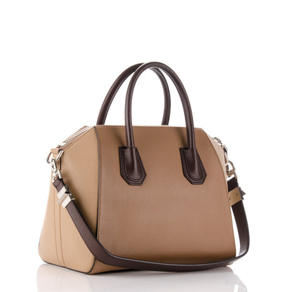 Givenchy Sugar Goatskin Medium Tri-Color Antigona Beige Camel Brown 3 of 7