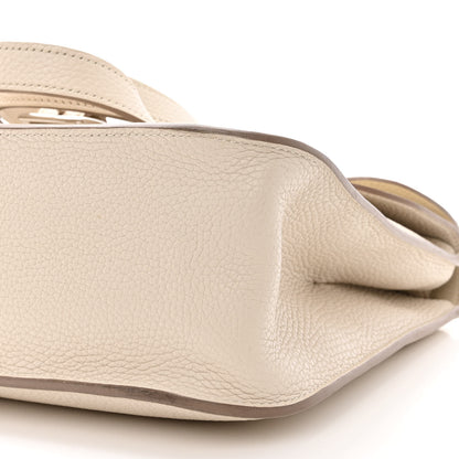 Hermes Taurillon Clemence Halzan 31 GM Craie 10 of 19