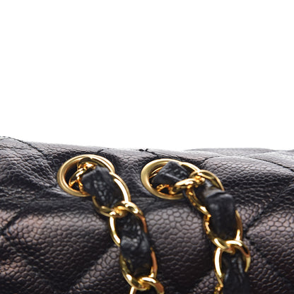 Chanel Caviar Quilted Jumbo Single Flap Black 14 of 27