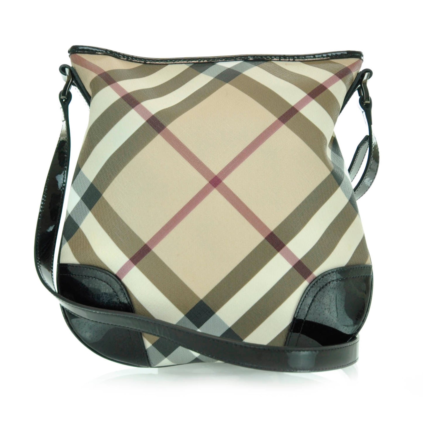Supernova Check Small Dryden Crossbody Bag Black