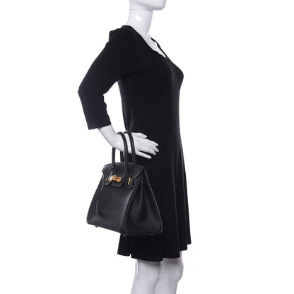 Hermes Epsom Birkin 30 Black 2 of 11