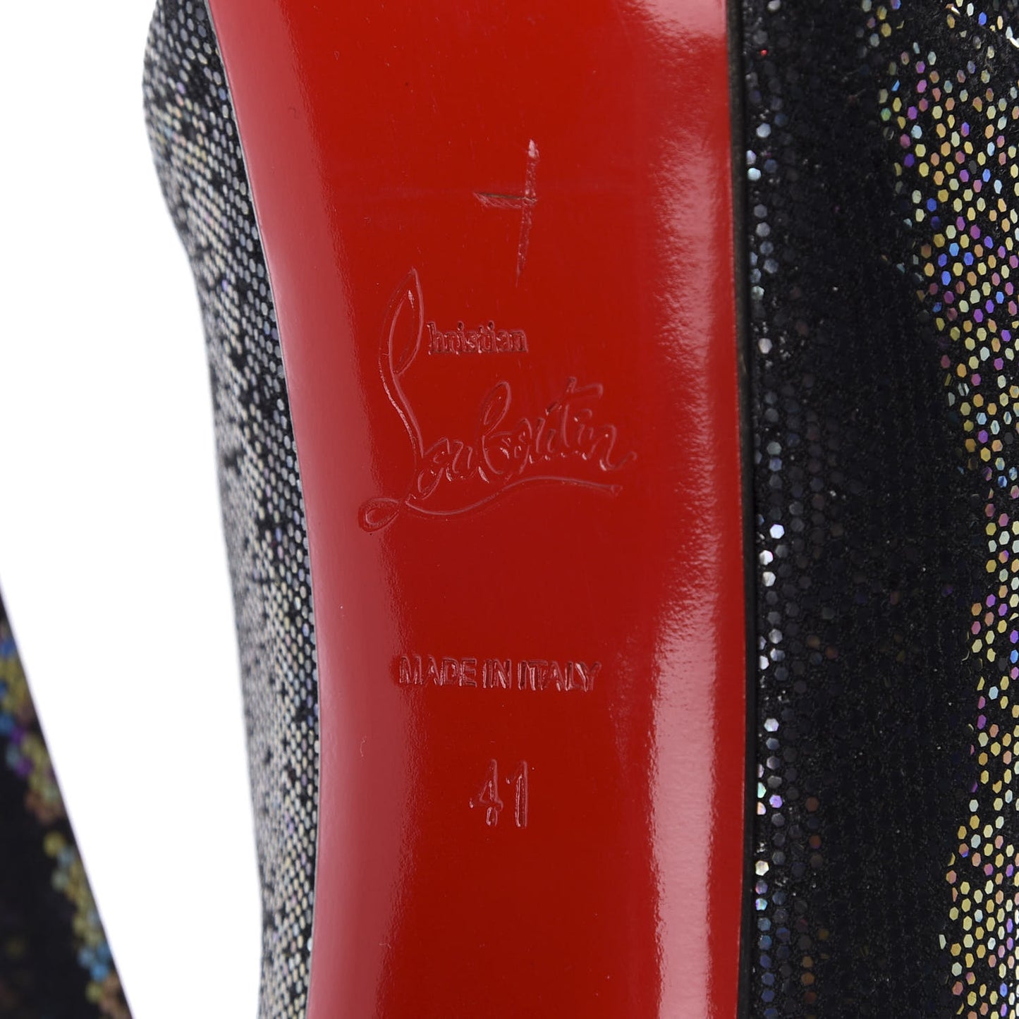 Glitter Spotlight Drapesse 160 Pumps 41 Blue Khol Black