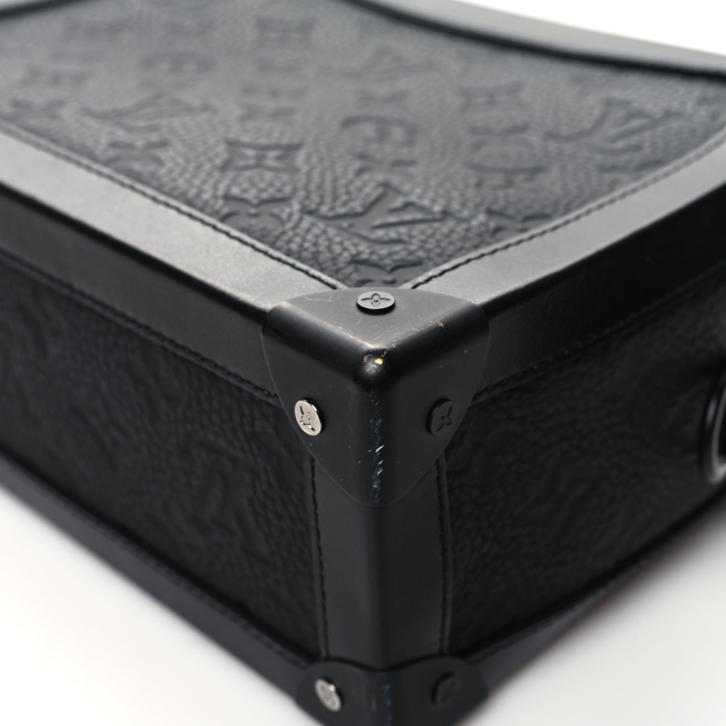 Taurillon Monogram Solar Ray Soft Trunk Black