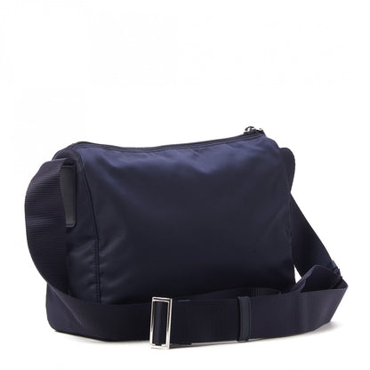 Prada Tessuto Nylon Saffiano Messenger Bag Baltico 2 of 8