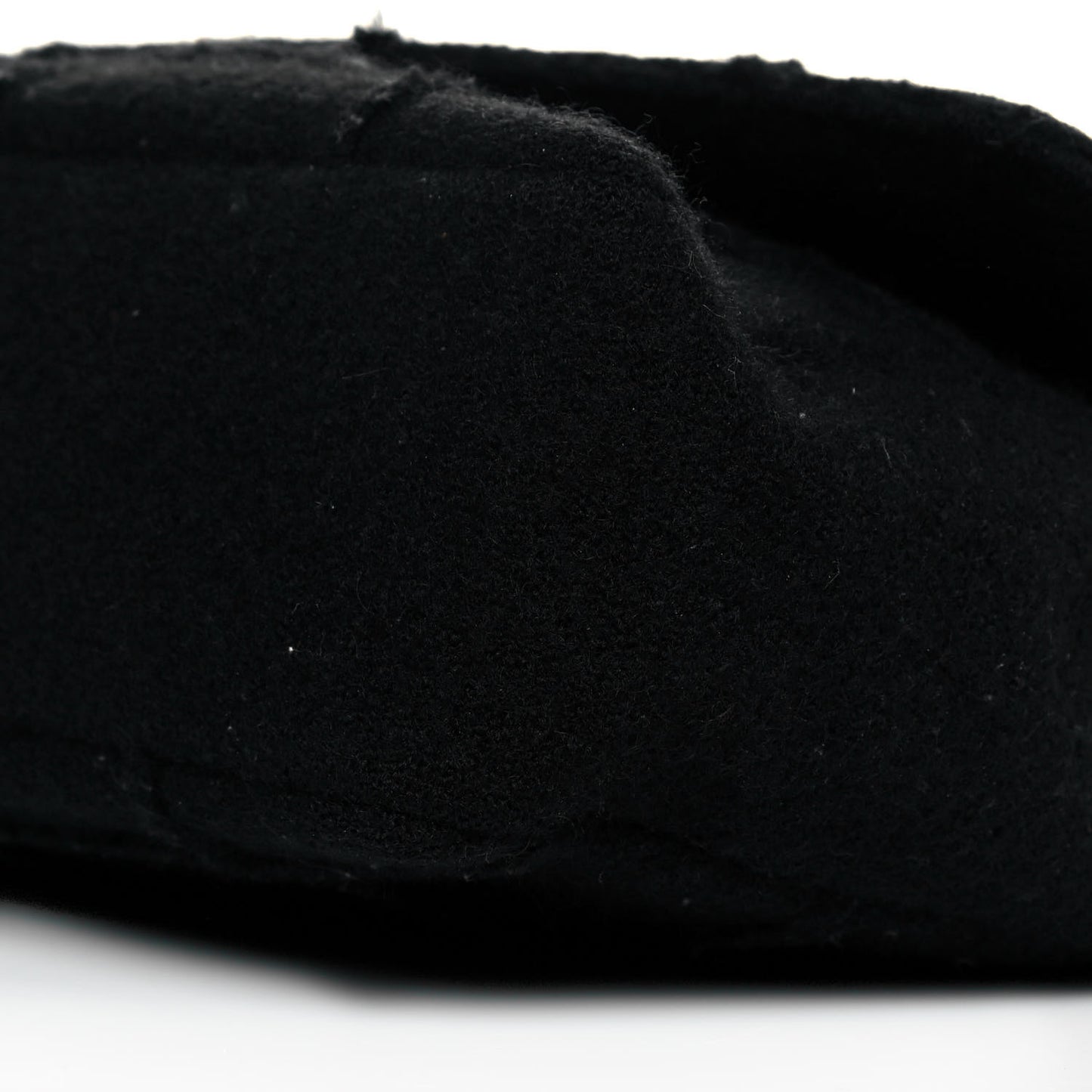 Wool Patchwork Mademoiselle Jumbo Flap Black