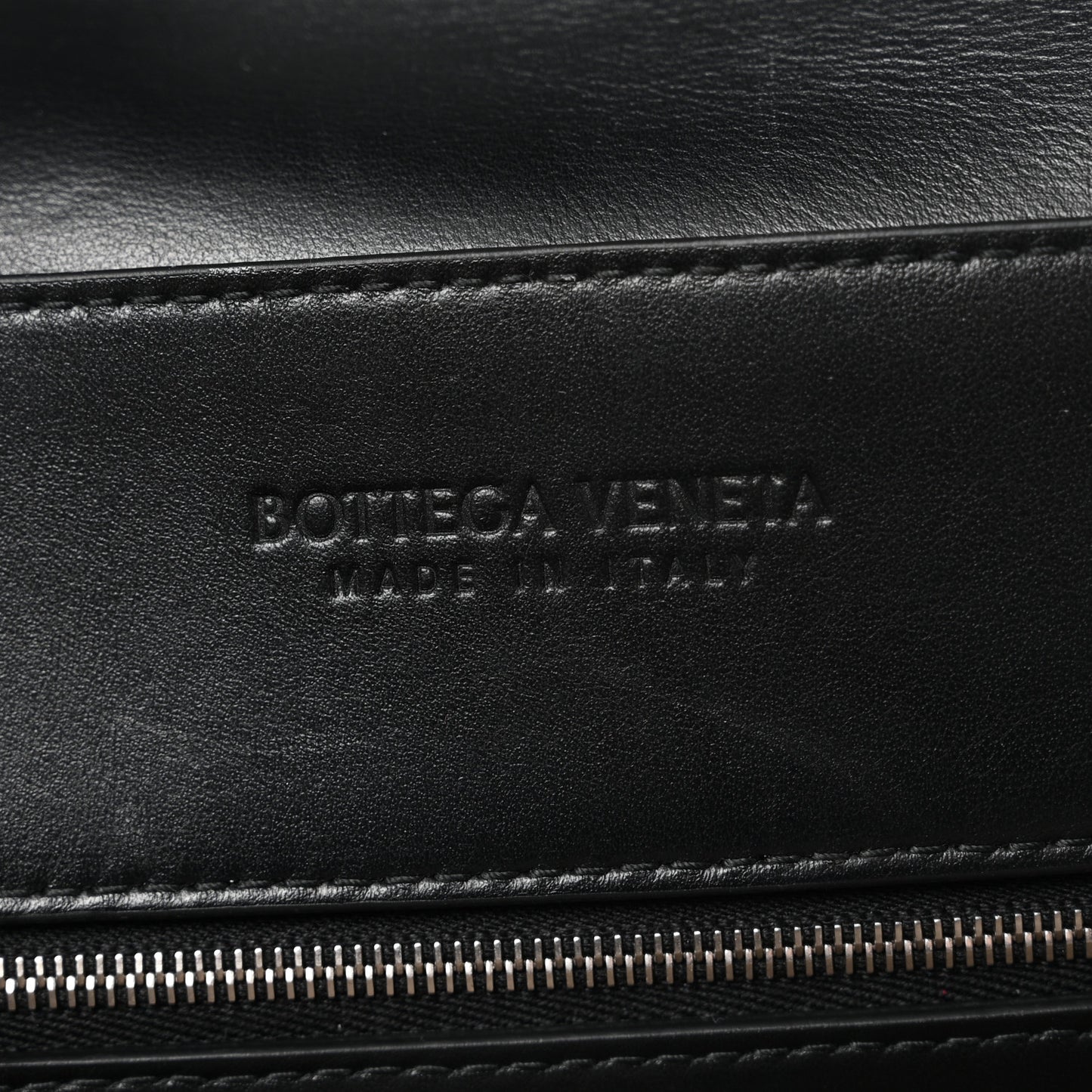 Calfskin Intrecciato Small Andiamo Messenger Bag Black