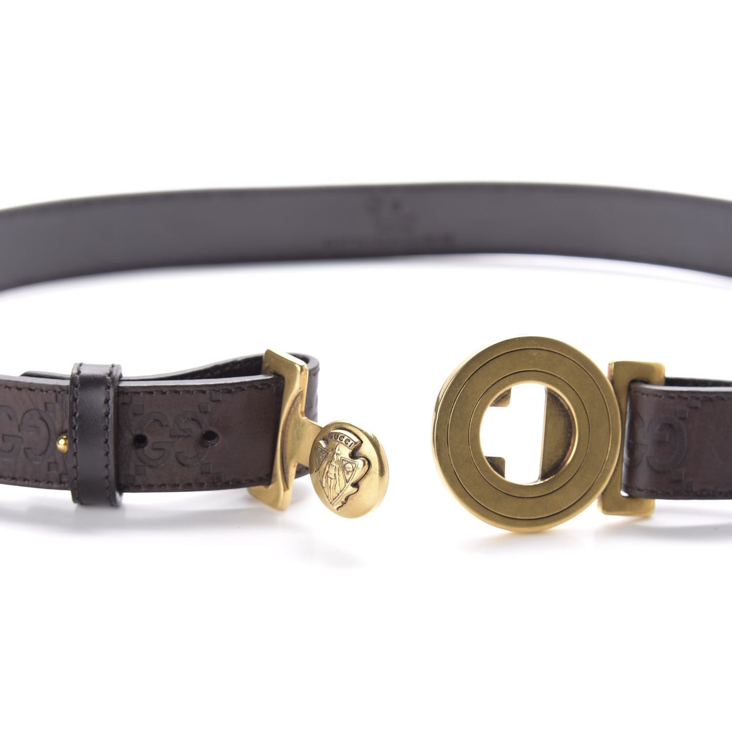 Guccissima Hysteria Belt 80 32 Brown