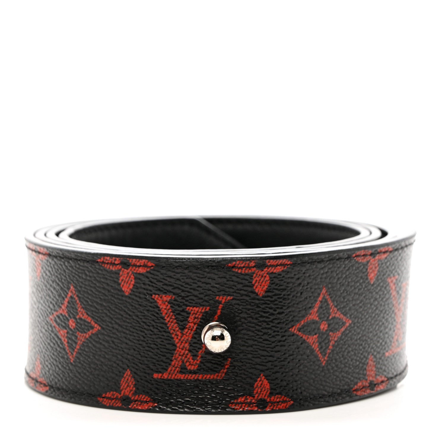 Louis Vuitton Monogram Infrarouge Tie The Knot Belt 70 28 1 of 8