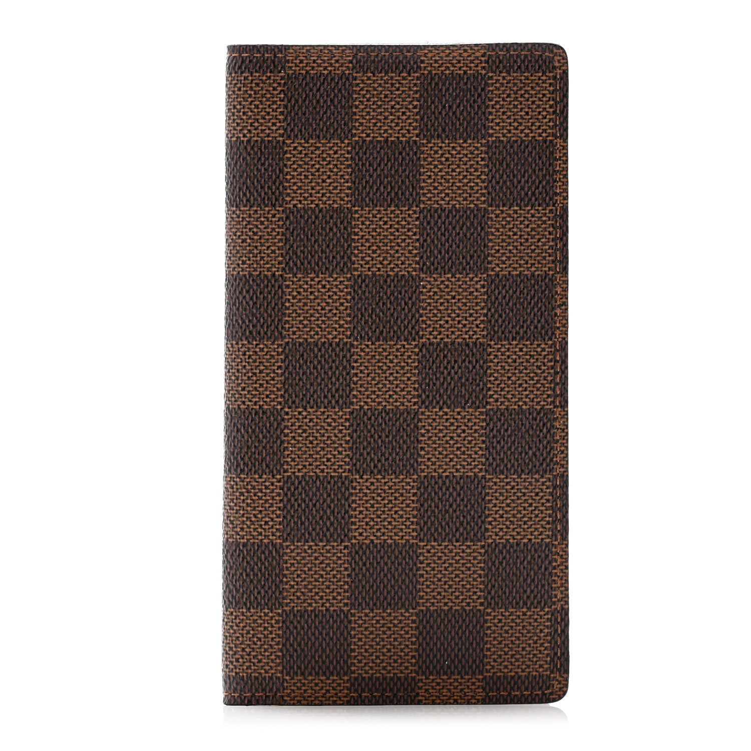 Louis Vuitton Damier Ebene Simple Checkbook Cover Wallet 1 of 11