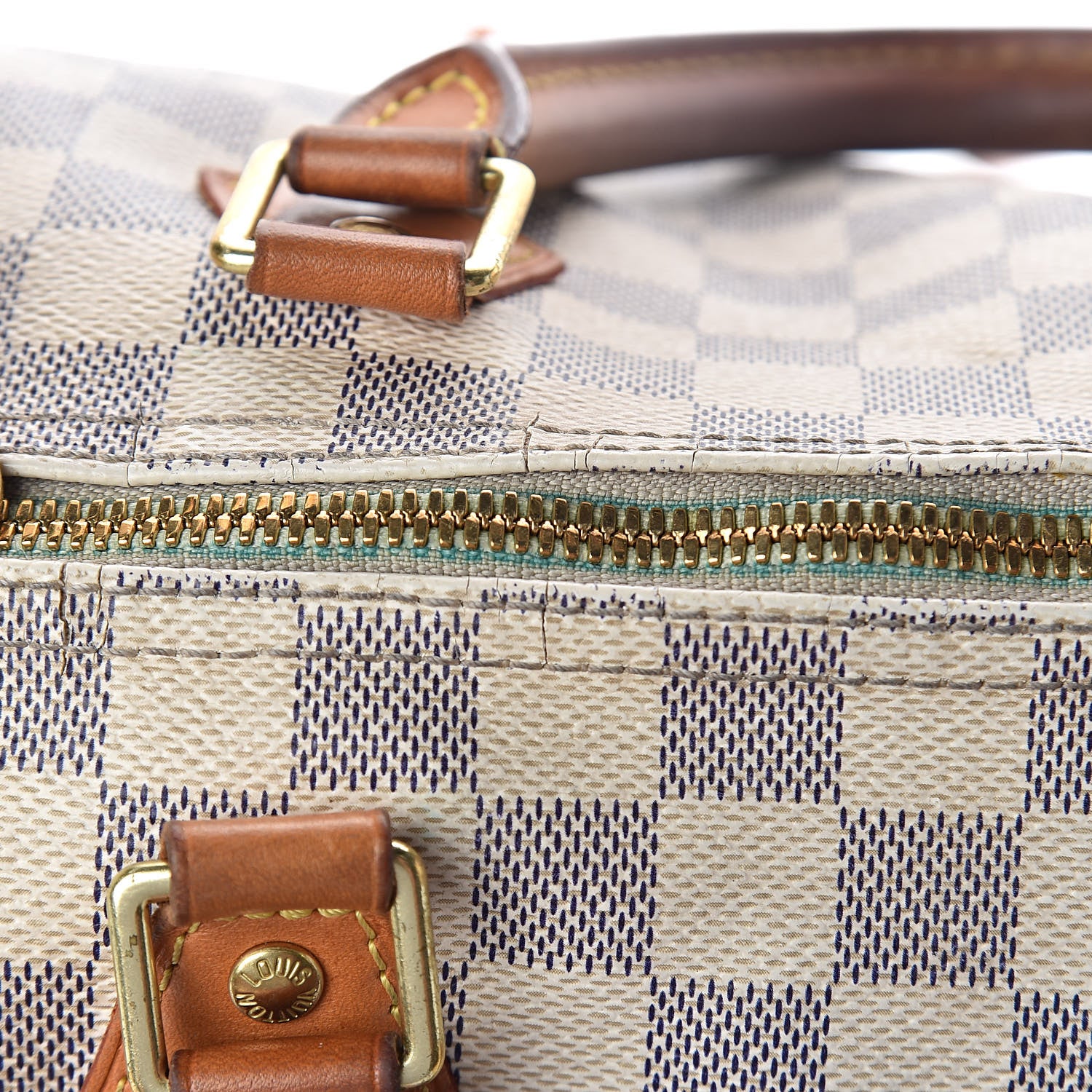 Louis Vuitton Damier Azur Speedy Bandouliere 30 22 of 26