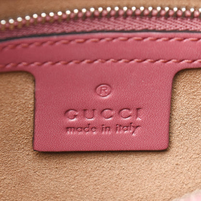 Gucci GG Supreme Monogram Blooms Small Boston Beige Multicolor Dry Rose 7 of 8